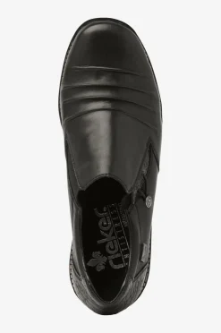 Rieker Sko med blanke detaljer Black New