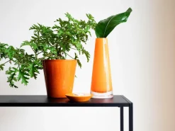 Rotor design Vaser>Glasvase Etage Orange