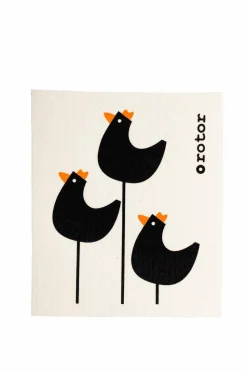 Rotor design Opvask & Rengøring>Karklud Roosters 6-pak Hvid