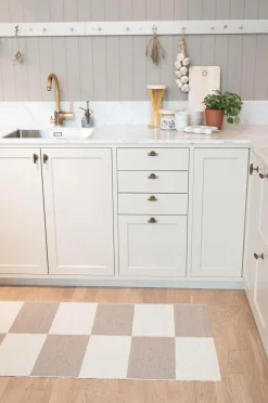 Rotor design Plasttæpper>Tæppe Square Beige