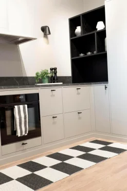 Rotor design Plasttæpper>Tæppe Square Sort