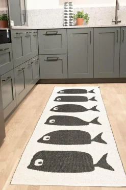 Rotor design Tæppe Whale Sort New