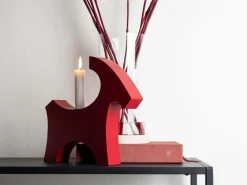 Rotor design Lysestager & Lanterner>Træged til stearinlys Rød