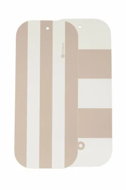 Rotor design Vendbart skærebræt Stripes Beige New