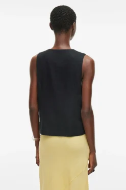 Rouge Edit Linnedvest rouSummer Waistcoat Meteorite Hot