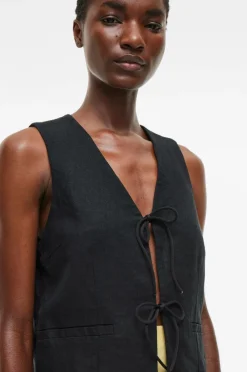 Rouge Edit Linnedvest rouSummer Waistcoat Meteorite Hot