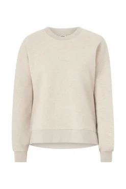 Rouge Edit Sweatshirts & Hoodies>Sweatshirt rouNellie LS O-neck Sweatshirt Super light natural melan