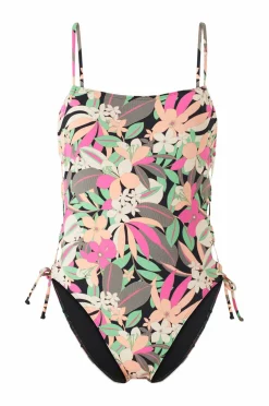 Roxy Badetøj|Badetøj>Badedragt PT Beach Classics Lace Up Anthracite palm song s