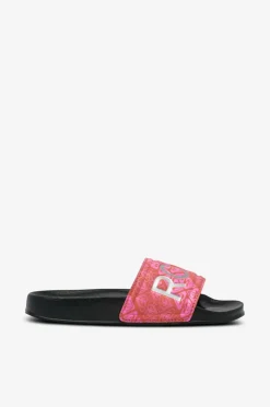 Roxy Badesko|Sandaler>Badesandaler RG Slippy II Black/red print
