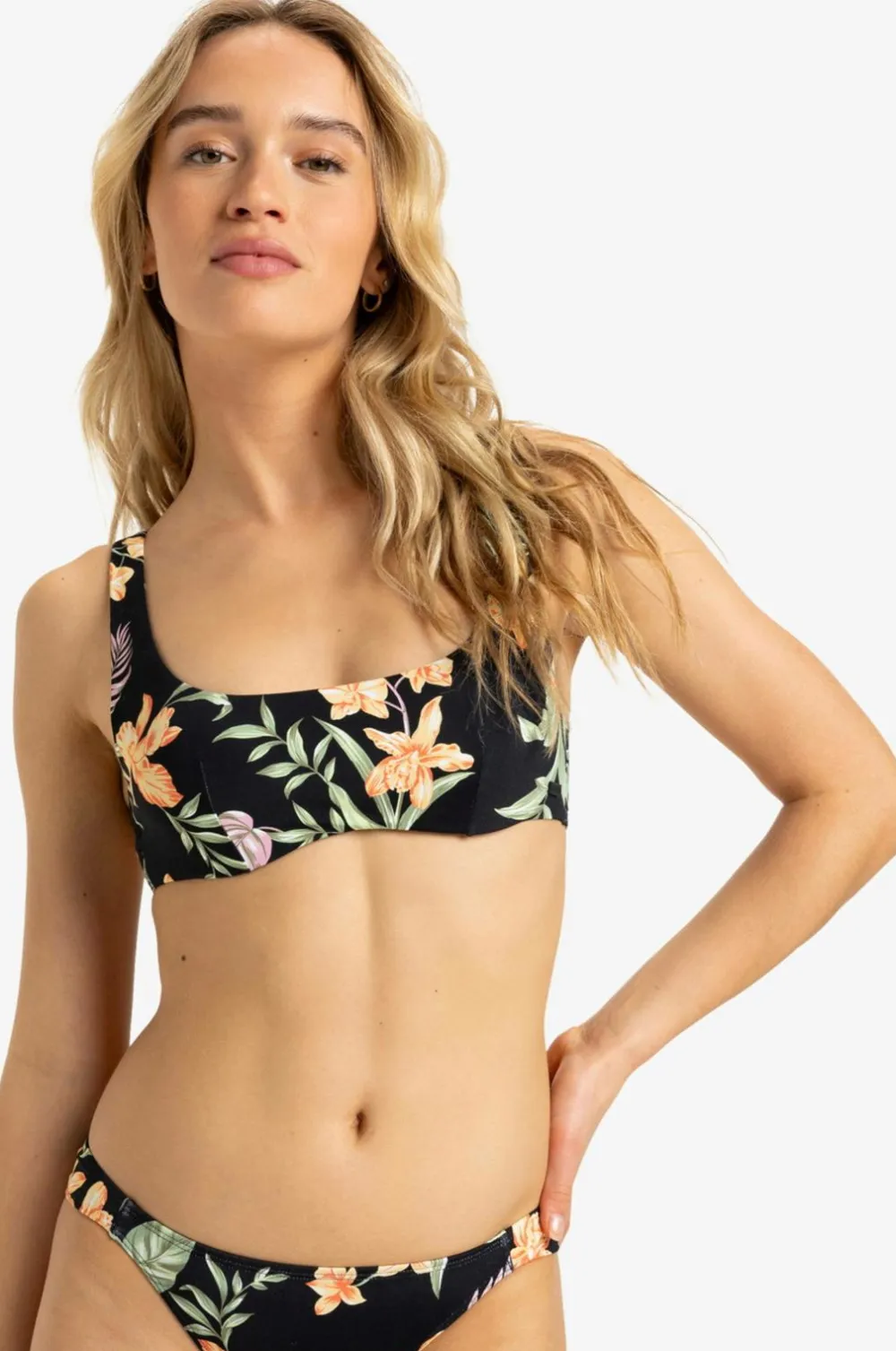 Roxy Bikini-bh PT Beach Classics UW Anthracite Island Escape