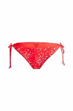 Roxy Badetøj|Badetøj>Bikiniunderdel PT Beach Classics TS Poppy Red Dancing Ditsy Swim