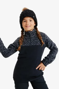 Roxy Trøjer & Cardigans>Fleecetrøje Whitecamp Half Zip True black roxygram tonal