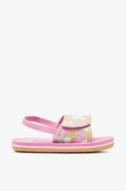 Roxy Sandaler>Klipklapper Finn White/Crazy Pink/Orange