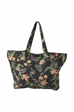 Roxy Tasker>Taske Anti Bad Vibes Printed Anthracite Island Escape