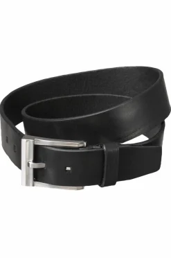 Saddler Bælter>Skindbælte Sort