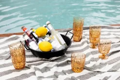 Sagaform Emelie ternet Grøn/vit New