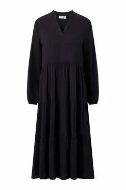 Saint Tropez Kjole EdinaSZ Maxi LS Dress Black