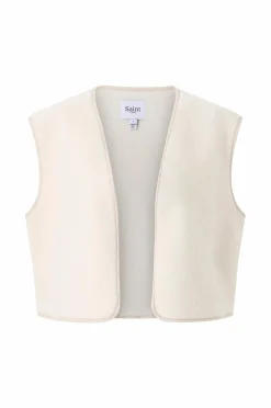 Saint Tropez Blazere & Veste>Vest med bunke IcariaSZ Ice