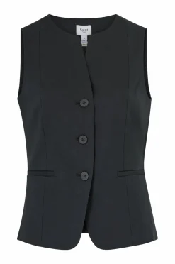 Saint Tropez Blazere & Veste>Vest szMari Black