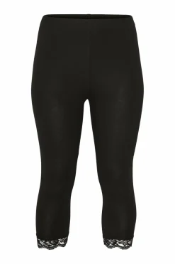 Sandgaard Leggings Oslo Leggings 3/4 With Lace Black Hot