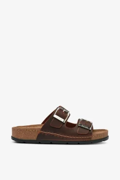 Scholl Hjemmesko|Sandaler & Sandaler Med Hæl>Sandaler Bora Malaren Cognac