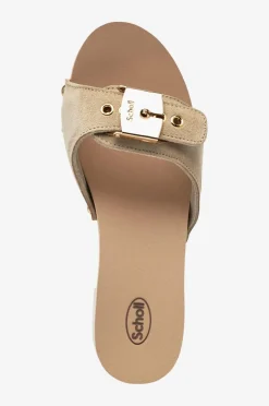 Scholl Iconic Højhælede Sko>Sandal med hæl SL Pescura Ibiza 2.0 Suede TRUE