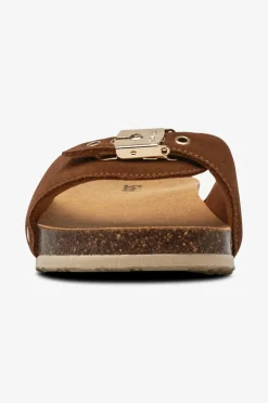 Scholl Iconic Sandaler SL Pescura Margot Suede Cognac Clearance