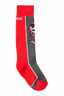 Seger Skisokker Snowbear Alpine Sock JR Red New