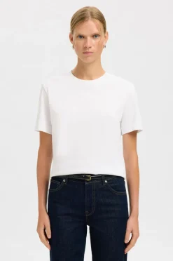 Selected FEMME Bælter>Bælte slFiona Slim Leather Belt Black