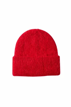 Selected FEMME Hue SsfFiona Alpaca Blend Beanie Equestrian red