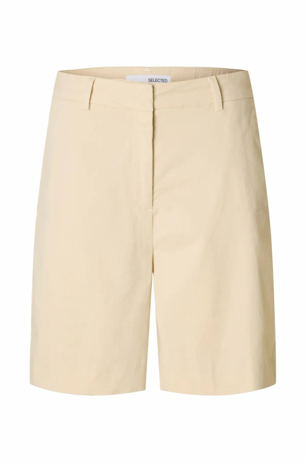 Selected FEMME Shorts slfVienna HW Wide Shorts Birch Best