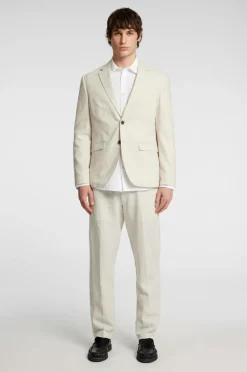 Selected HOMME Habitjakke slhReg-Malik Sun Blz Oatmeal Clearance