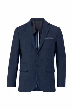 Selected HOMME Habitjakke slhSlim-Oasis Linen Blz B Noos Dark navy Discount