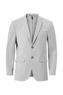 Selected HOMME Blazere & Jakkesæt>Habitjakke slhSlim-Liam Blz Flex Light grey meleret