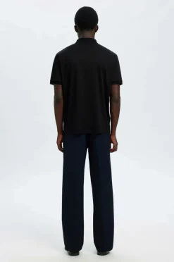 Selected HOMME Poloshirt slhFave Button SS Polo Black Outlet