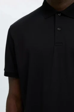 Selected HOMME Poloshirt slhFave Button SS Polo Black Outlet
