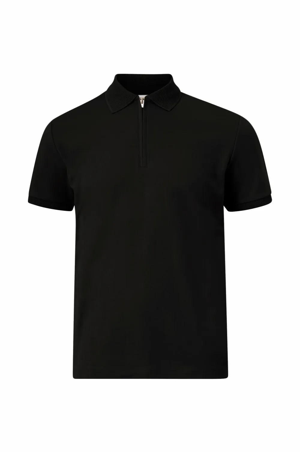 Selected HOMME Poloshirt slhFave Zip SS Polo Black