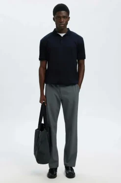 Selected HOMME Poloshirt slhFave Button SS Polo Sky captain Best