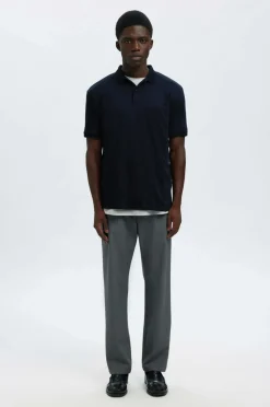 Selected HOMME Poloshirt slhFave Button SS Polo Sky captain Best