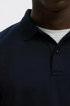 Selected HOMME Poloshirt slhFave Button SS Polo Sky captain Best