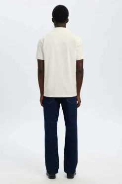 Selected HOMME Poloshirt slhFave Button SS Polo Cloud dancer New