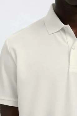 Selected HOMME Poloshirt slhFave Button SS Polo Cloud dancer New