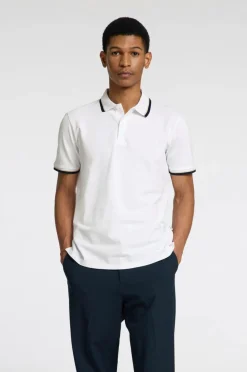 Selected HOMME Poloshirts>Poloshirt slhSlim-Atlas Sport SS Polo Bright white