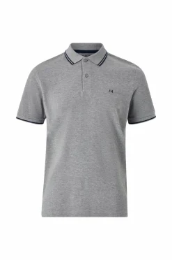 Selected HOMME Poloshirts>Poloshirt slhDante Sport SS Polo W Medium grey melange