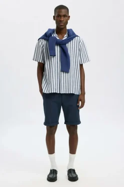 Selected HOMME Shorts slhSlim-Luton Flex Dark sapphire Sale