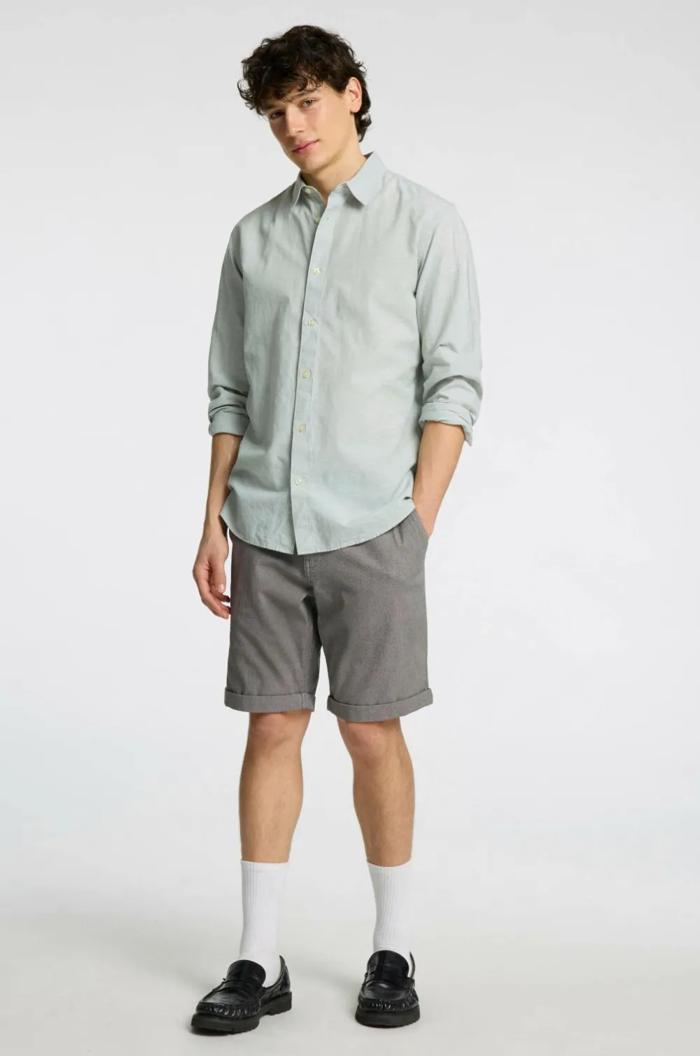 Selected HOMME Shorts slhSlim-Luton Flex Asphalt Online