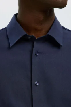 Selected HOMME Skjorte slhSlim-Performance Shirt LS Sky captain Clearance