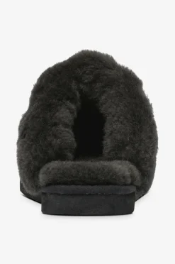 Shepherd Fåreskindshjemmesko Jessica Matt black Sale