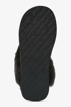 Shepherd Fåreskindshjemmesko Jessica Matt black Sale