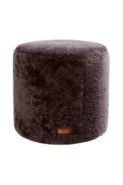 Shepherd Frida fåreskindspuf Carbon New